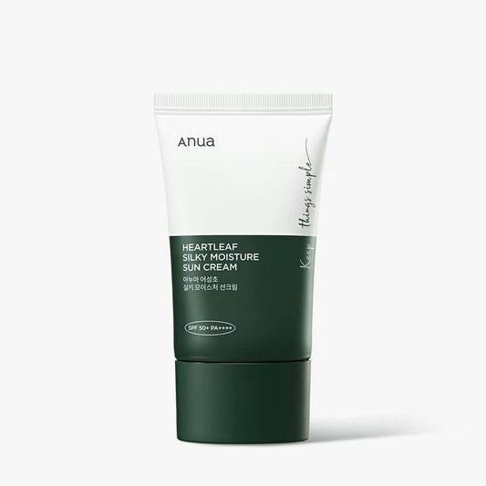 Anua  Heartleaf Silky Moisture Sunscreen SPF50+ Broad Spectrum