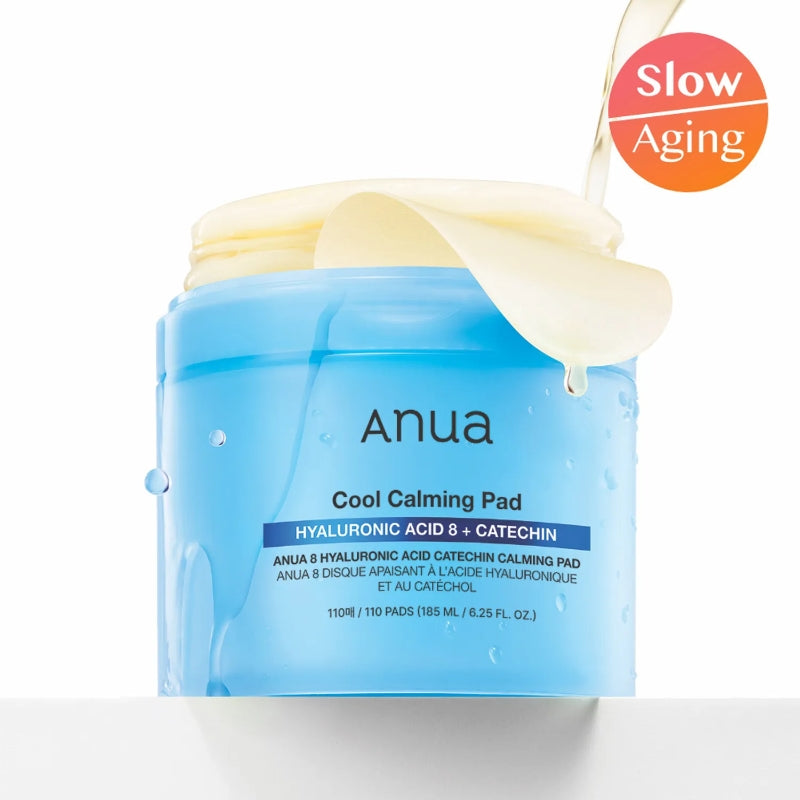 Anua Hyaluronic Acid 8 Catechin Cool Calming Pad 110 Pads