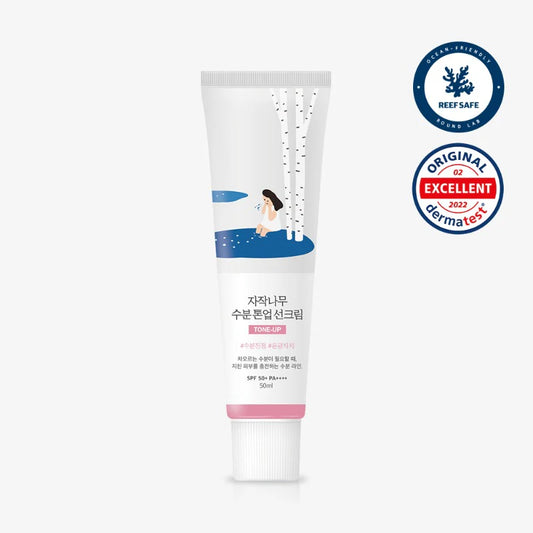 Round Lab Birch Juice Moisturising Tone-Up Sunscreen SPF50+ Broad Spectrum 50ml