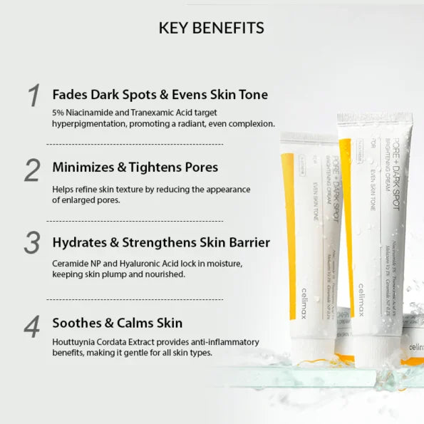 Celimax Pore + Dark Spot Brightening Cream 35ml