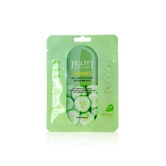 Jigott Real Ampoule Mask – Cucumber