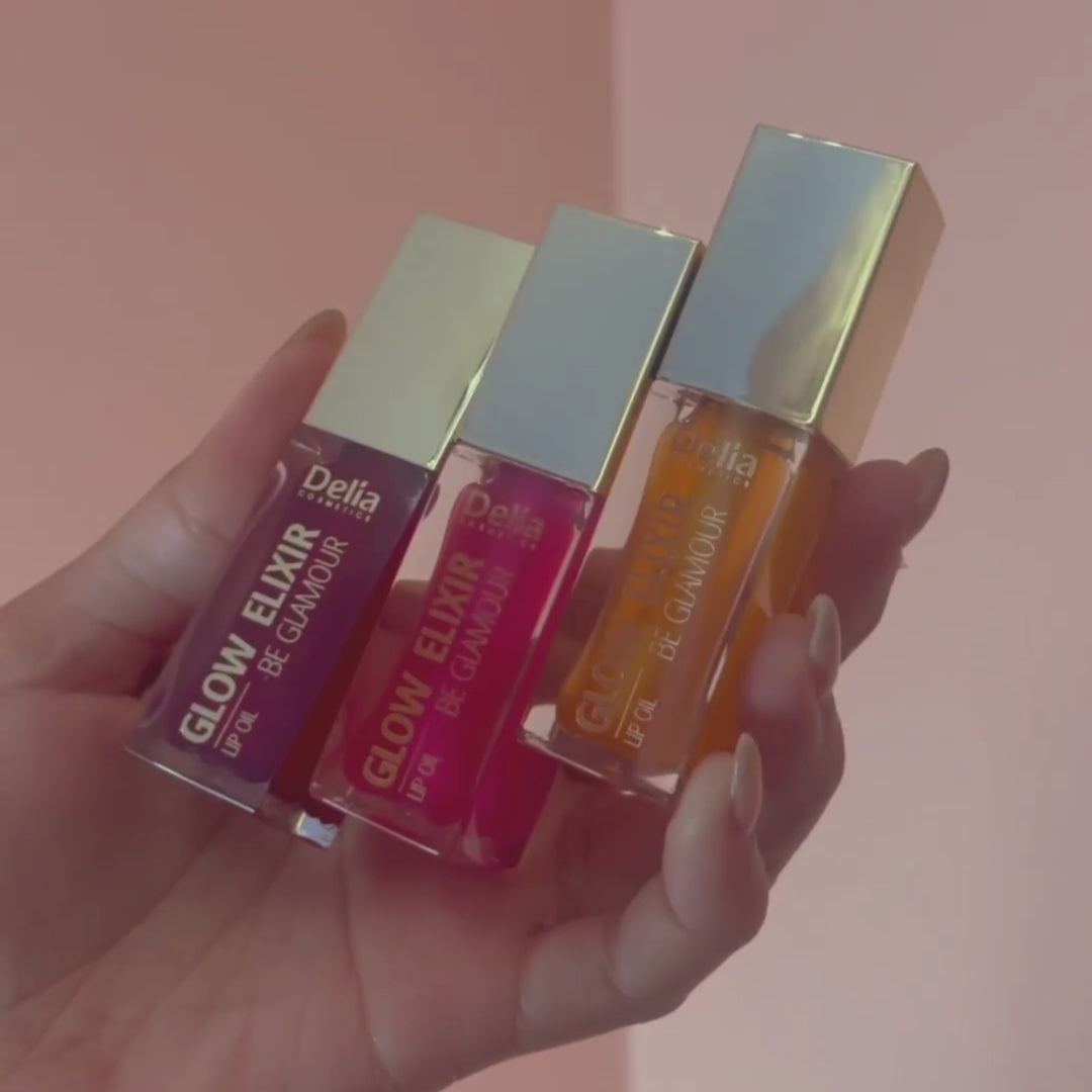 delia glow elixir lip oil be glamour