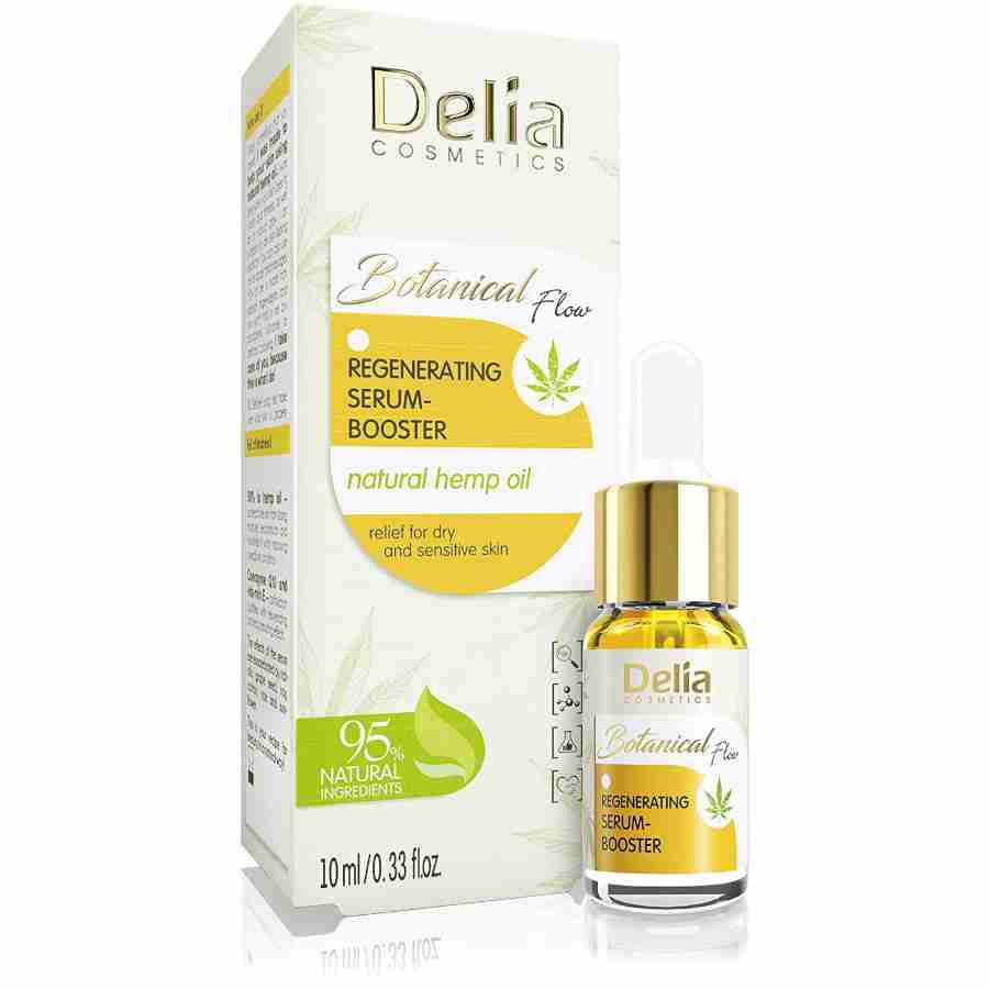 Delia Botanical Flow Regenerating Serum Booster with Natural Hemp Oil